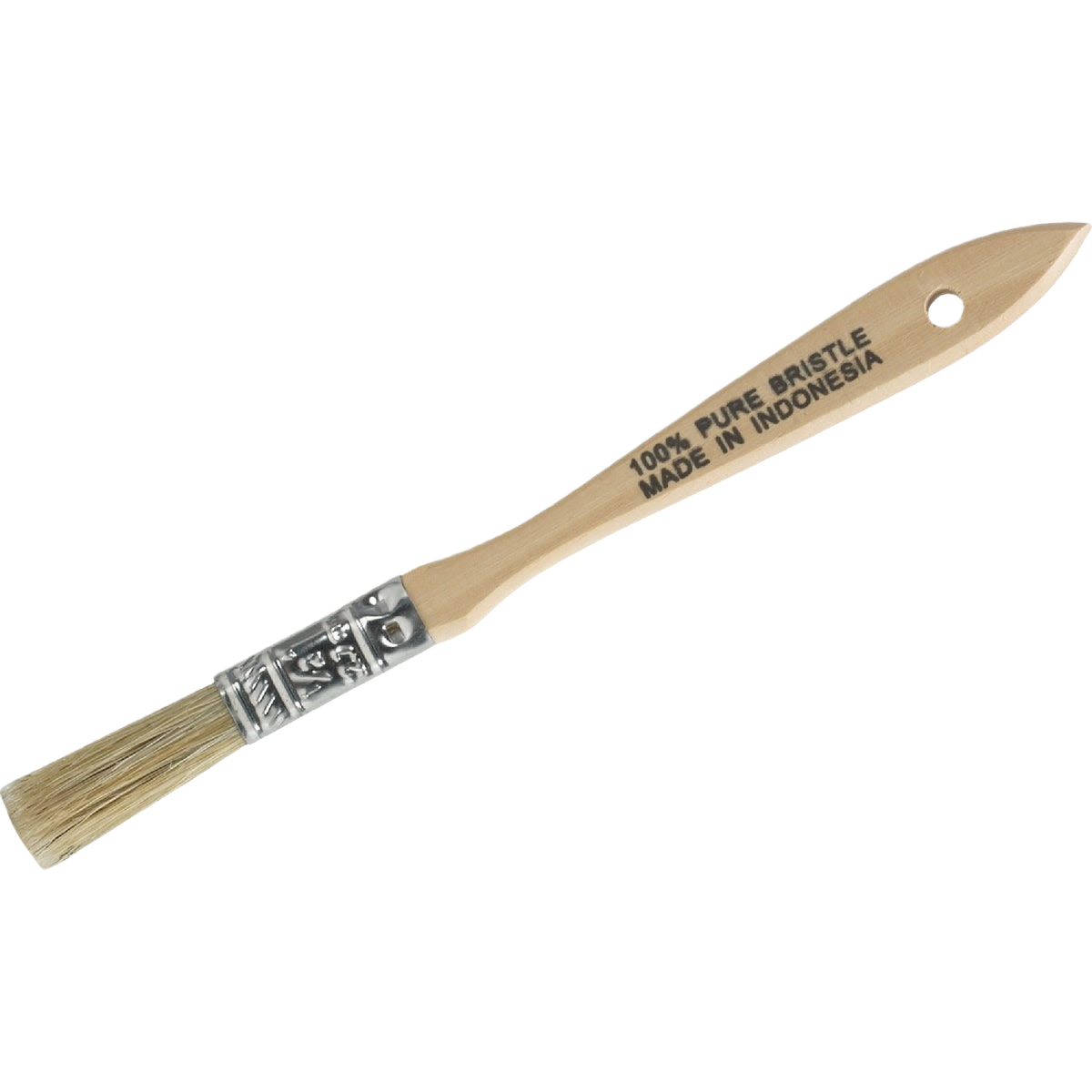 Natural bristle flat chip paint brush with wooden handle for oil-based paints and home improvement projects under $50 collections