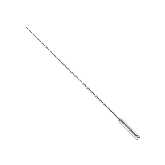 Long SDS-Plus carbide drill bit designed for heavy-duty concrete drilling in power tool accessories and drill bits collections