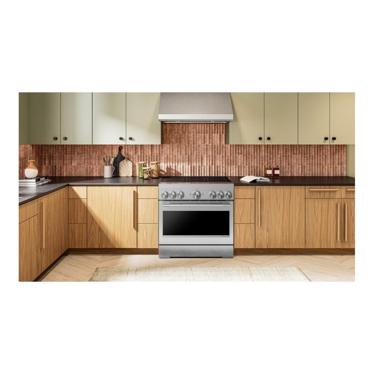 36-Inch 6-Element Induction Freestanding Commercial-Style Range with Air Fry