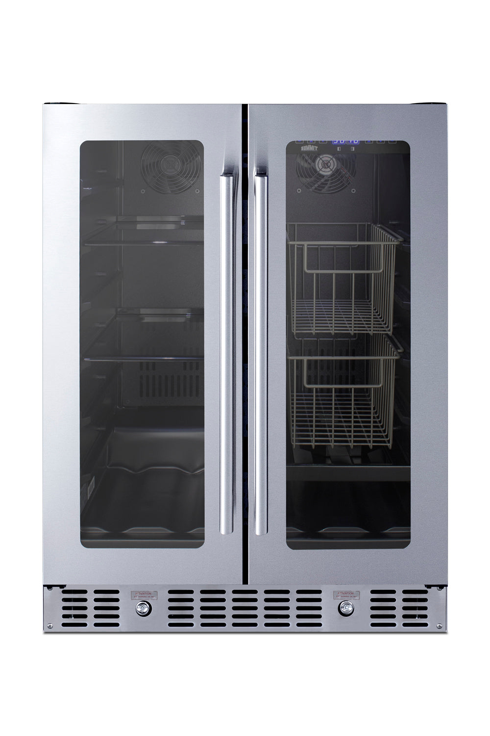 24" Built-In Dual-Zone Produce Refrigerator, ADA Compliant