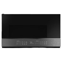 Over-the-range microwave with platinum glass finish and digital touch controls in kitchen appliances collection