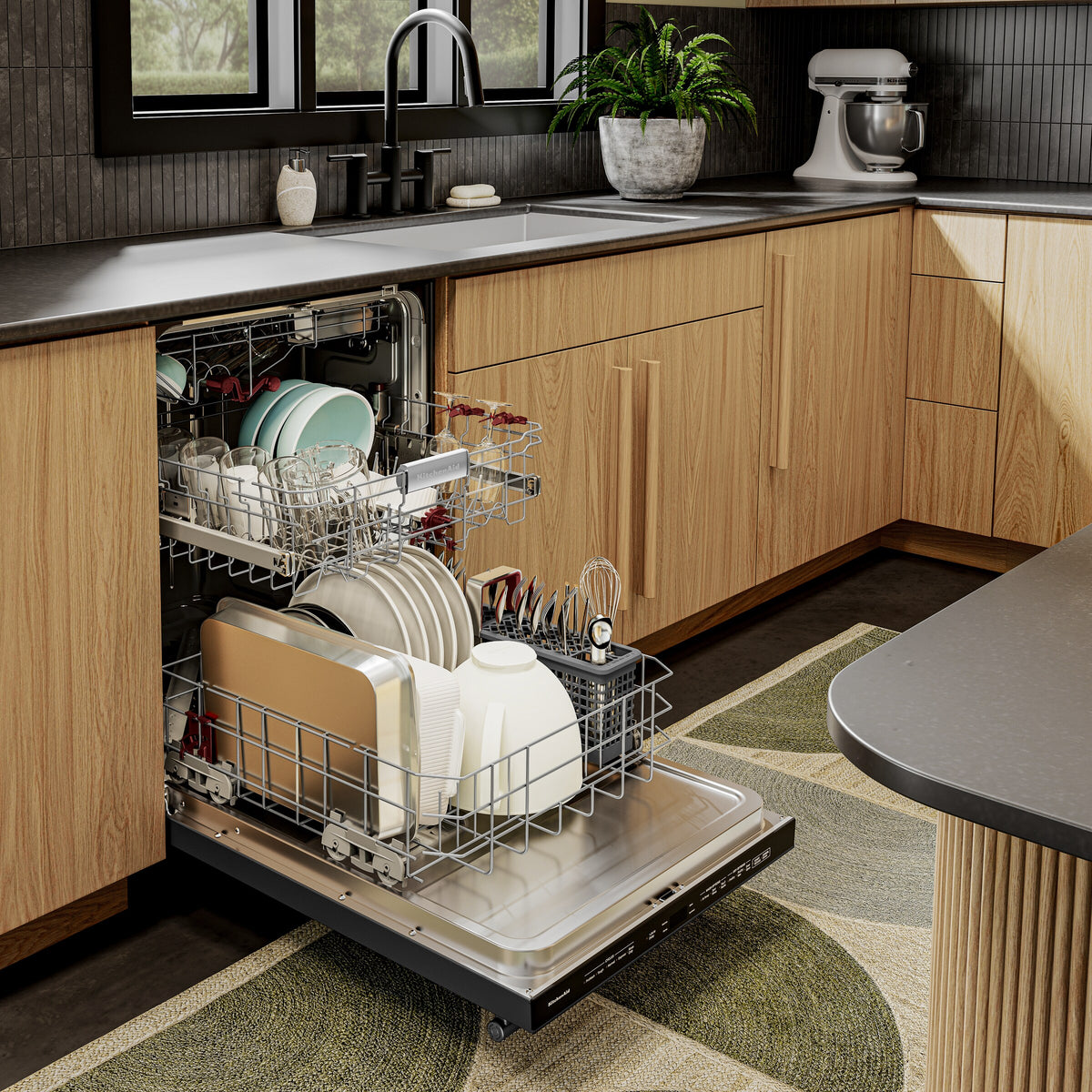 KitchenAid® Third Level Jet Rack Dishwasher with 40+ Total Wash Jets 41 dBA