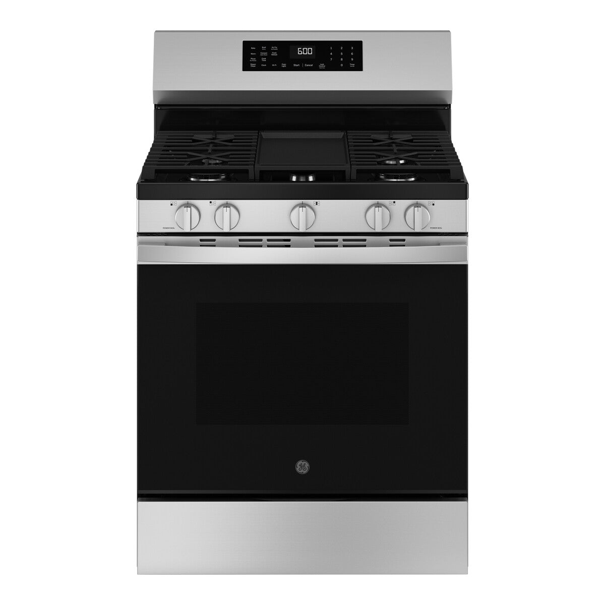 GE® 30" Free-Standing Gas Convection Range with No Preheat Air Fry and EasyWash™ Oven Tray