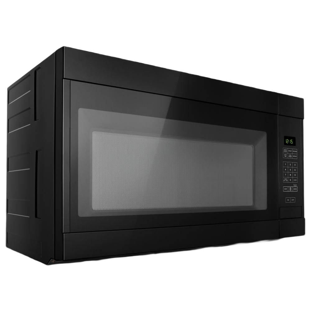 Black over-the-range microwave with digital keypad and timer display from Microwaves and Kitchen & Kitchenware collections