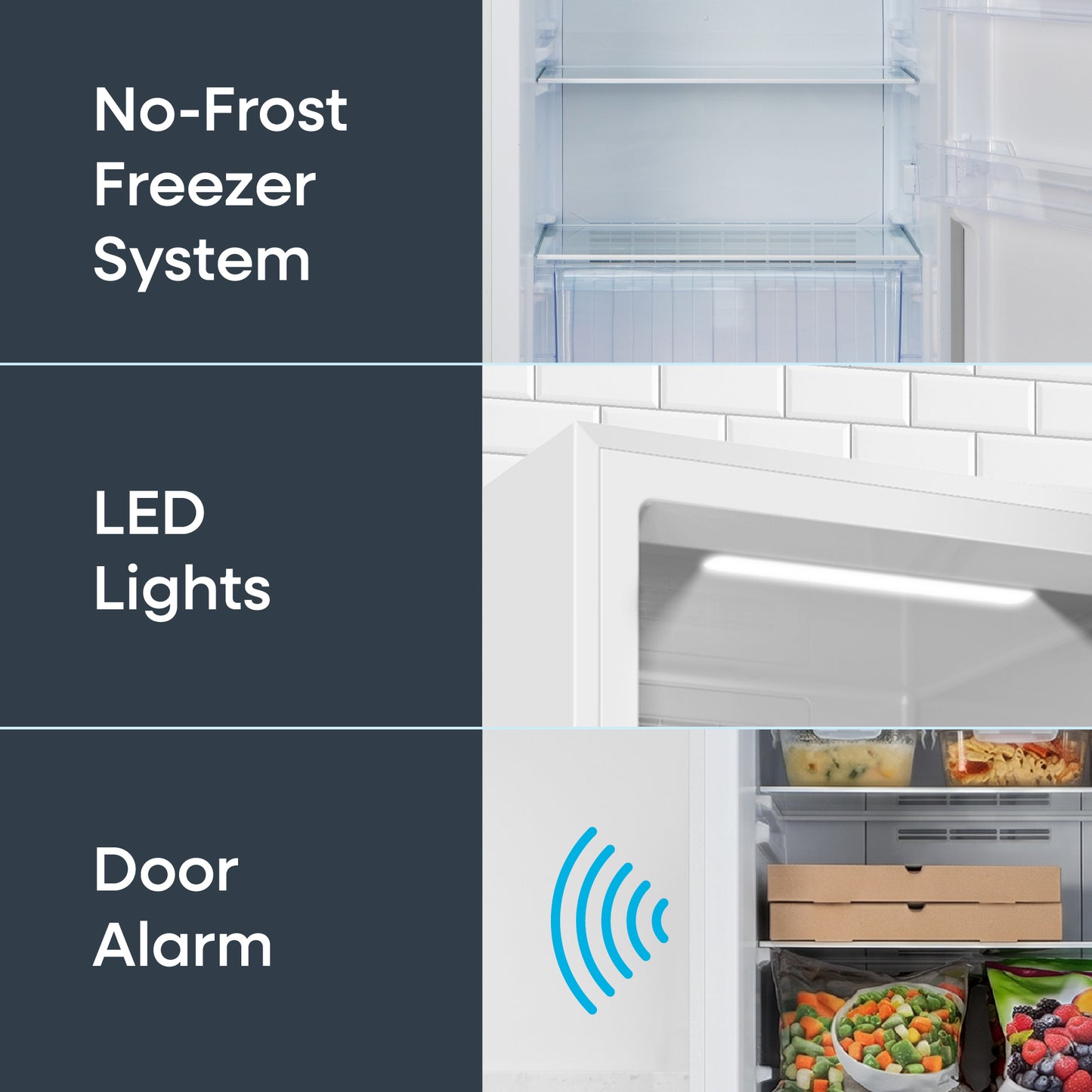 Element 14.0 cu. ft. Upright Convertible Freezer/Refrigerator – White, ENERGY STAR (EUF14CEEW)