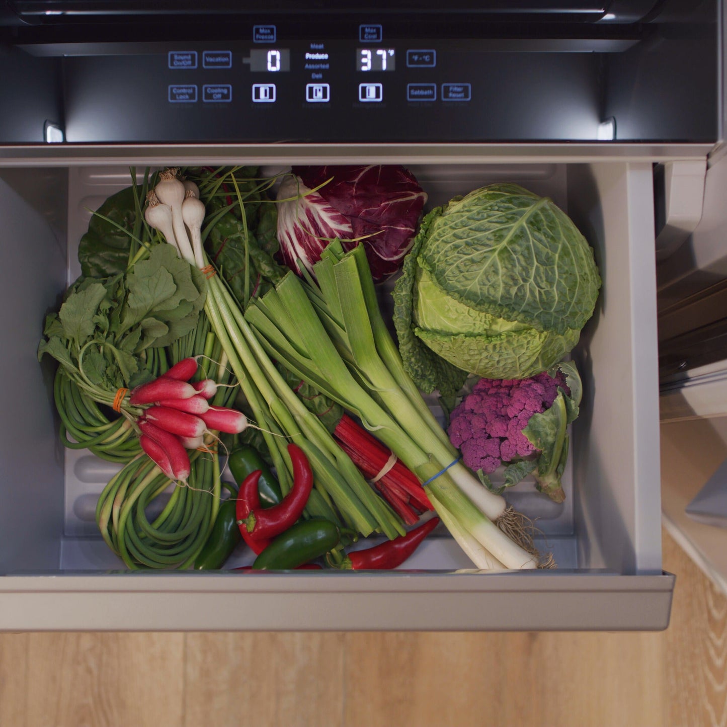 29.4 Cu. Ft. 48-Inch Built-In Side-by-Side Refrigerator with Signature Platinum Interior in PrintShield® Finish