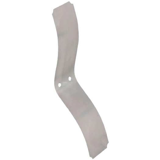 Curved stainless steel window sash spring with mounting holes for home improvement and hardware repair tasks