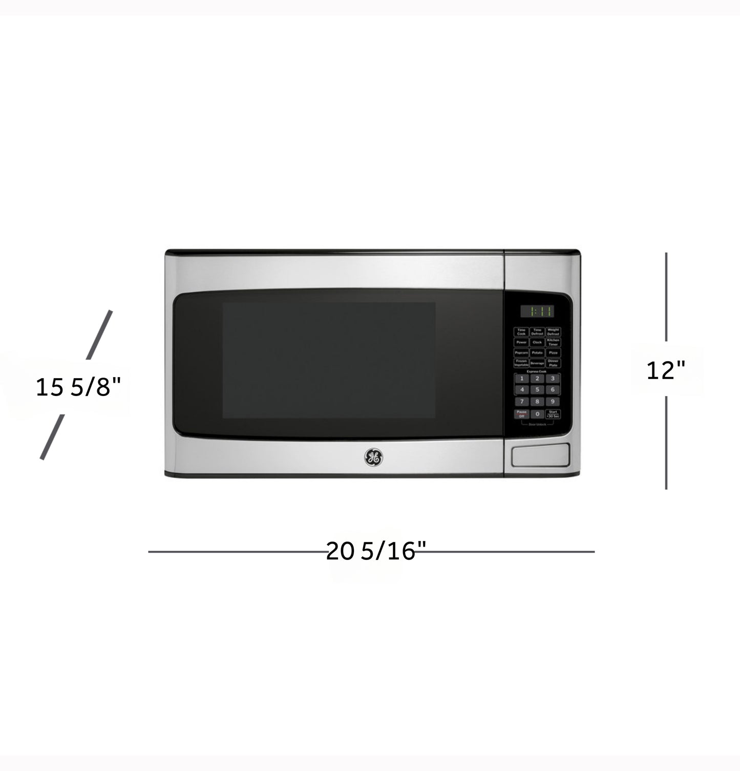 GE® 1.1 Cu. Ft. Capacity Countertop Microwave Oven