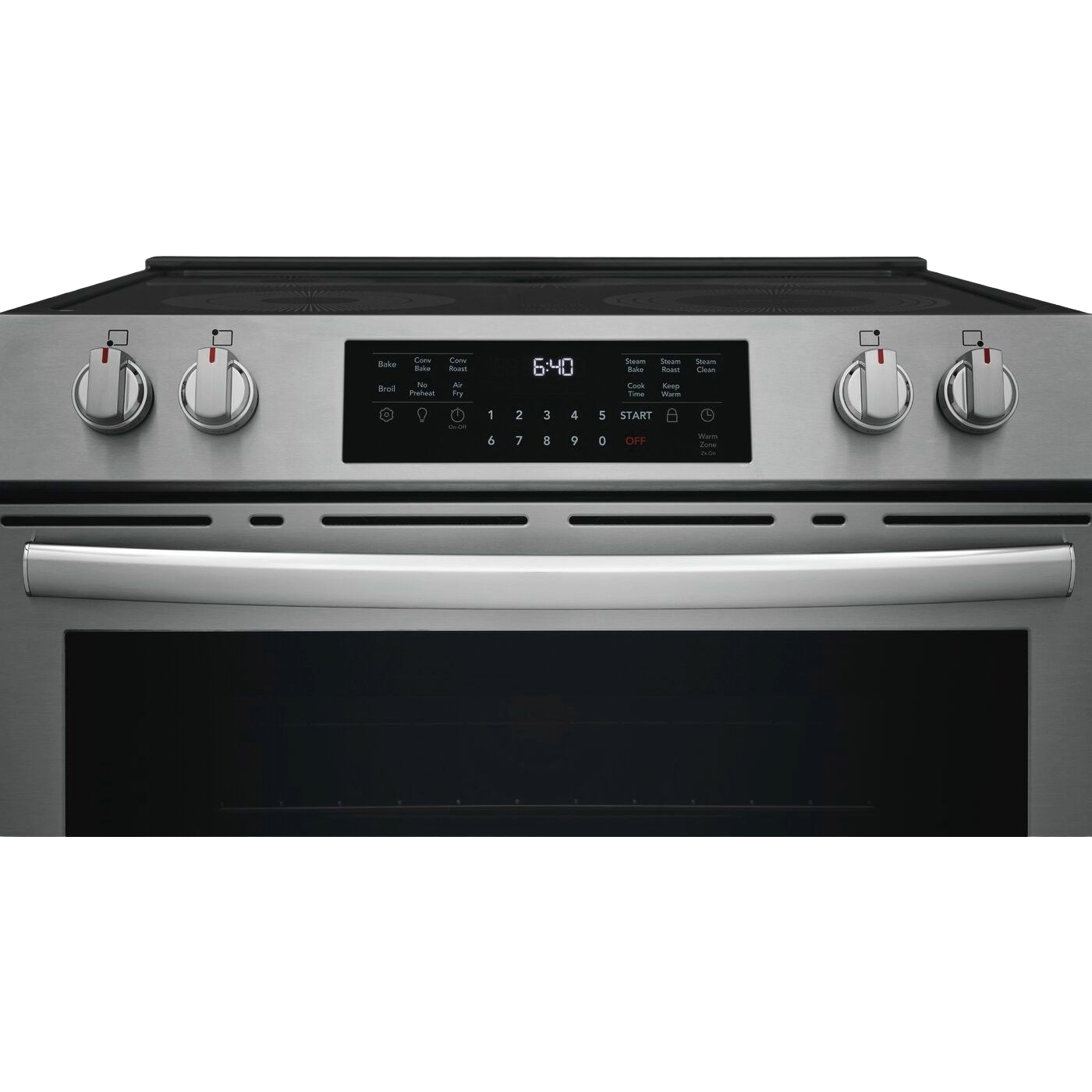 30" Front Control Electric Range with Total Convection