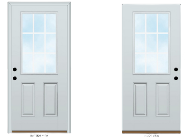 ProVia Vantage Fiberglass Entry Door 32x80