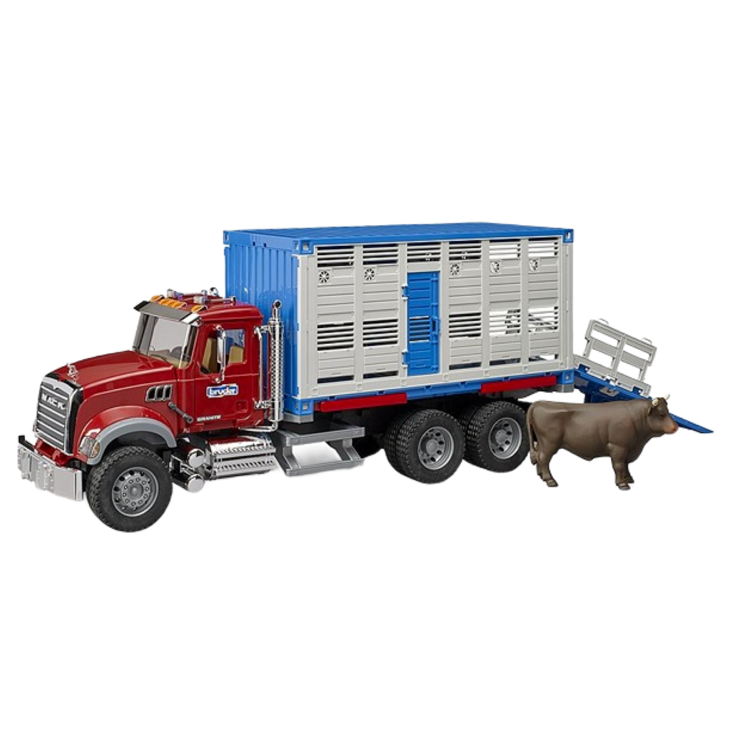 Bruder MACK Granite Cattle Transportation Truck