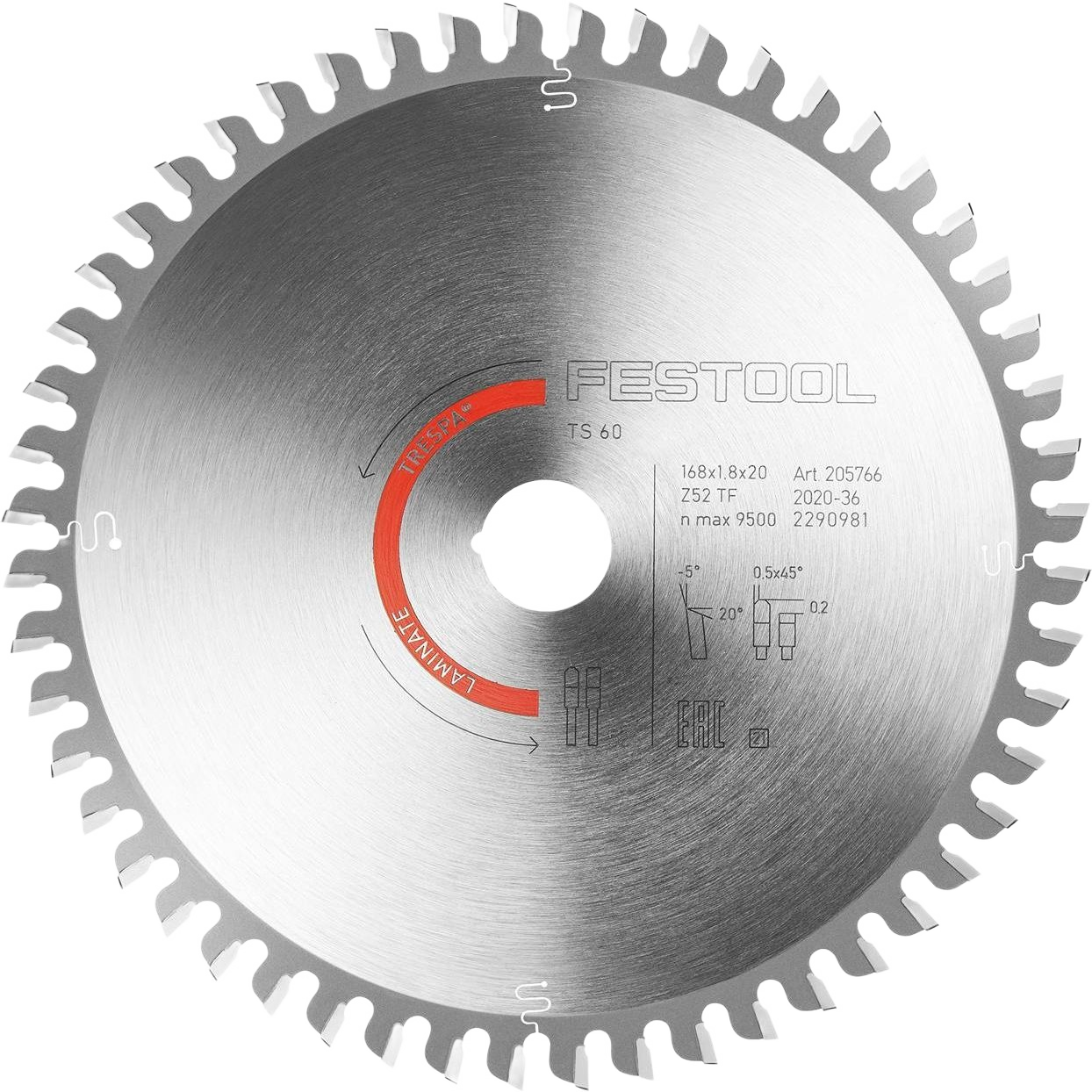 Circular carbide-tipped saw blade for woodworking and laminate cutting in power tool and woodworking tool accessories collections