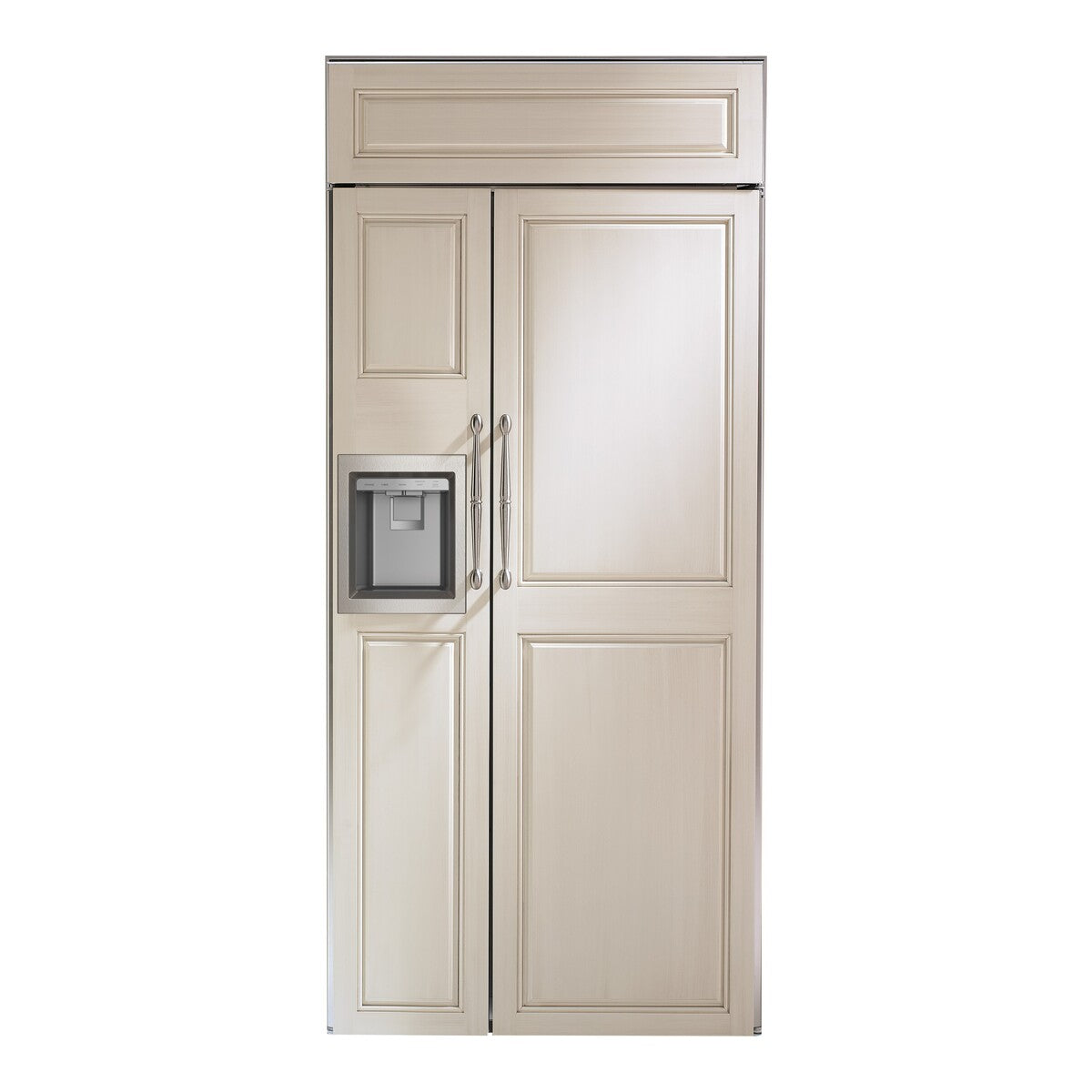 Monogram 36" Panel-Ready Built-In Side-by-Side Refrigerator with Dispenser
