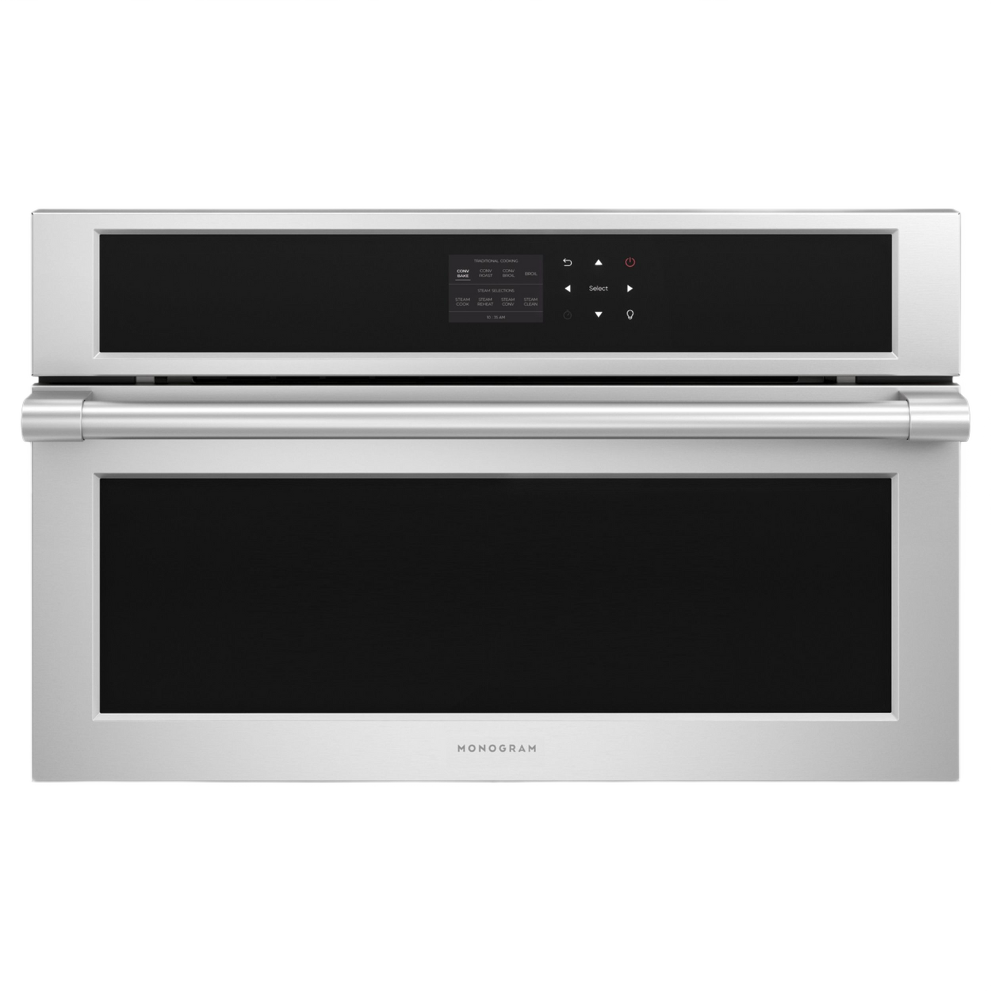 Stainless steel 30-inch steam oven with touchscreen control panel from Wall Ovens and Kitchen & Kitchenware collections