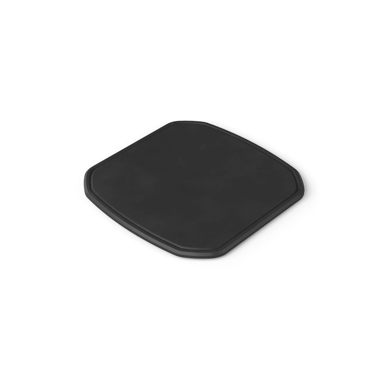 Matte black accessory panel designed to enhance stability and support for outdoor cooking equipment