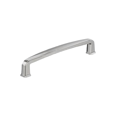 Polished chrome cabinet pull with 5-1/16 inch center-to-center spacing for furniture and hardware projects under $50