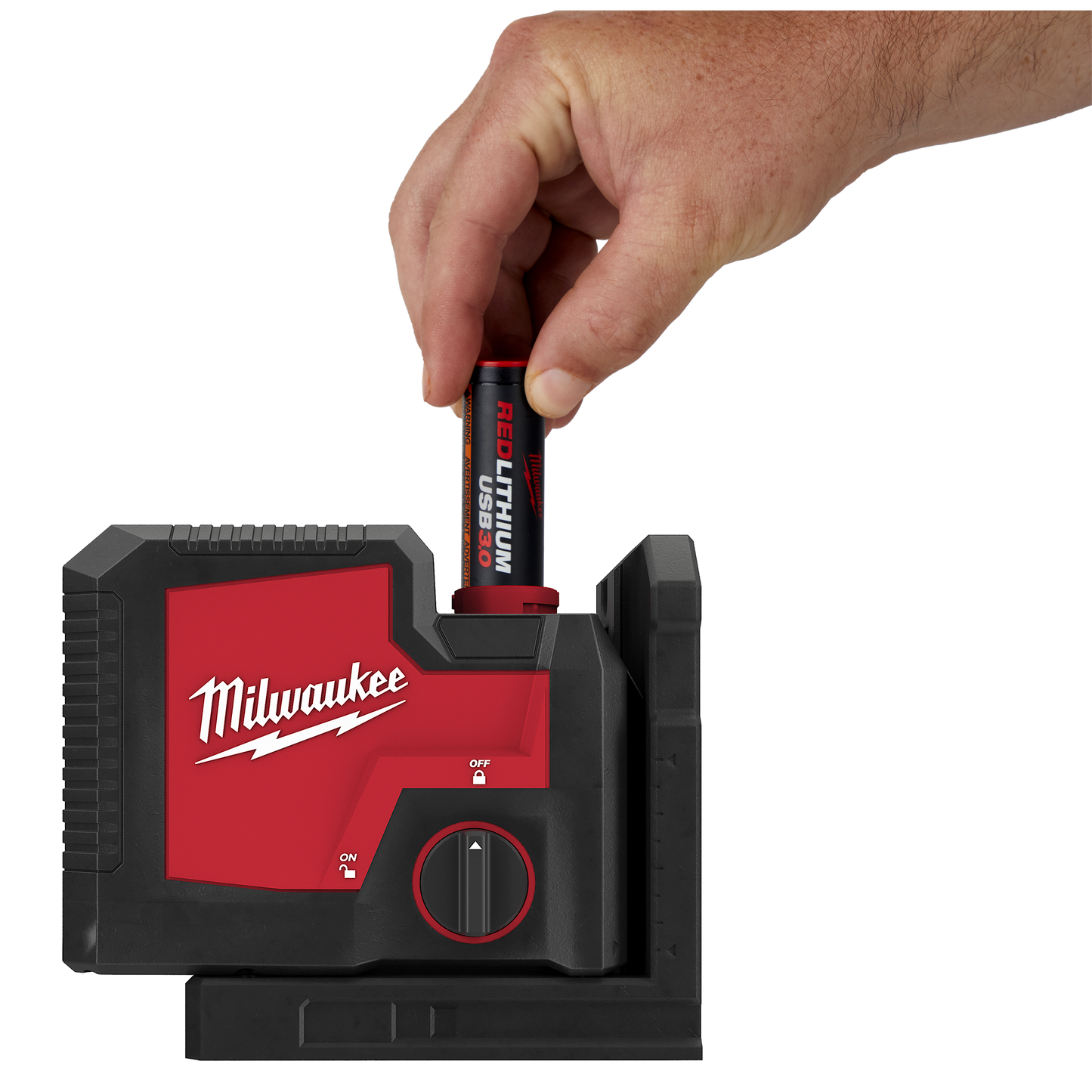 Milwaukee USB Rechargeable Green 3-Point Laser
