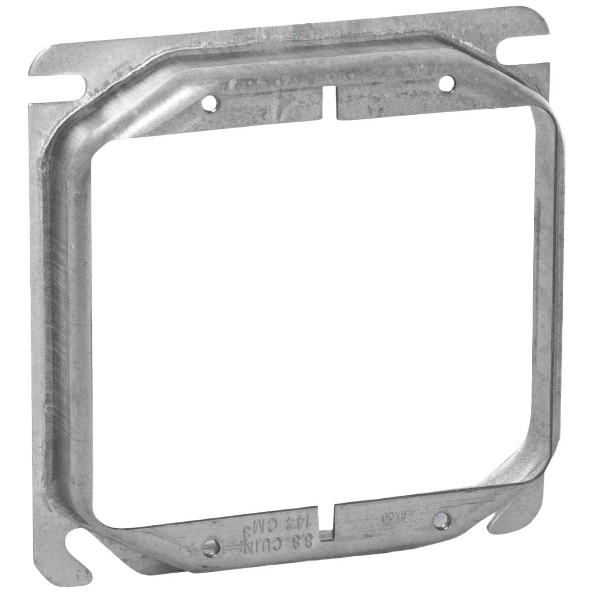 Galvanized steel combination cover frame for electrical boxes in home improvement and electrical fittings collection