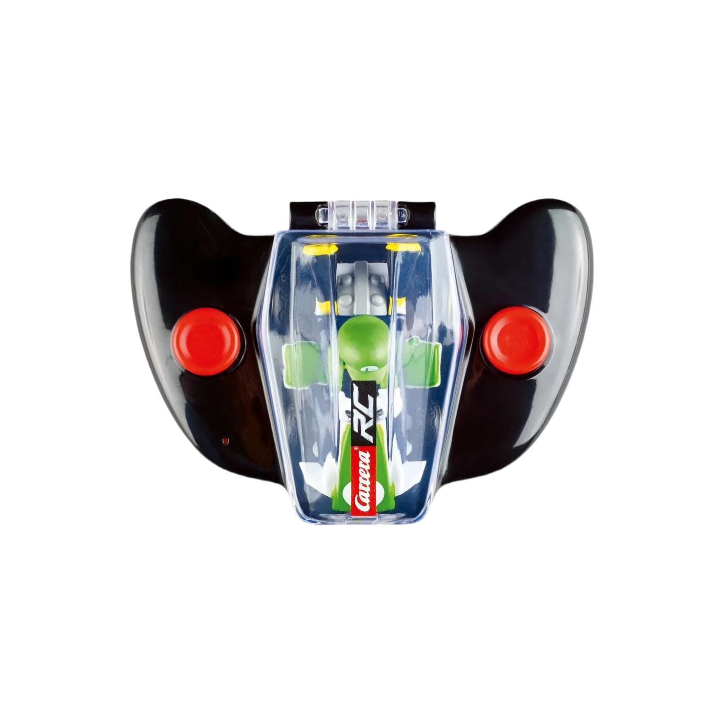 Black and clear plastic remote control with two red buttons from Vehicles & Remote Controlled Toys and Carrera Toys collections