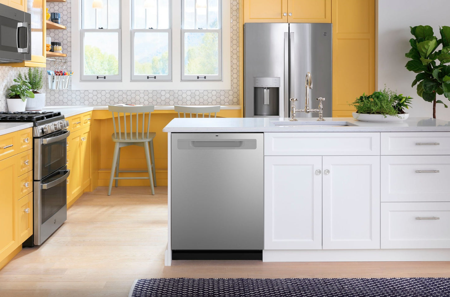 GE® ENERGY STAR® Top Control with Plastic Interior Dishwasher with Sanitize Cycle & Dry Boost