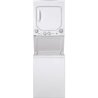 GE Unitized Spacemaker® 2.3 cu. ft. Capacity Washer with Stainless Steel Basket and 4.4 cu. ft. Capacity Electric Dryer
