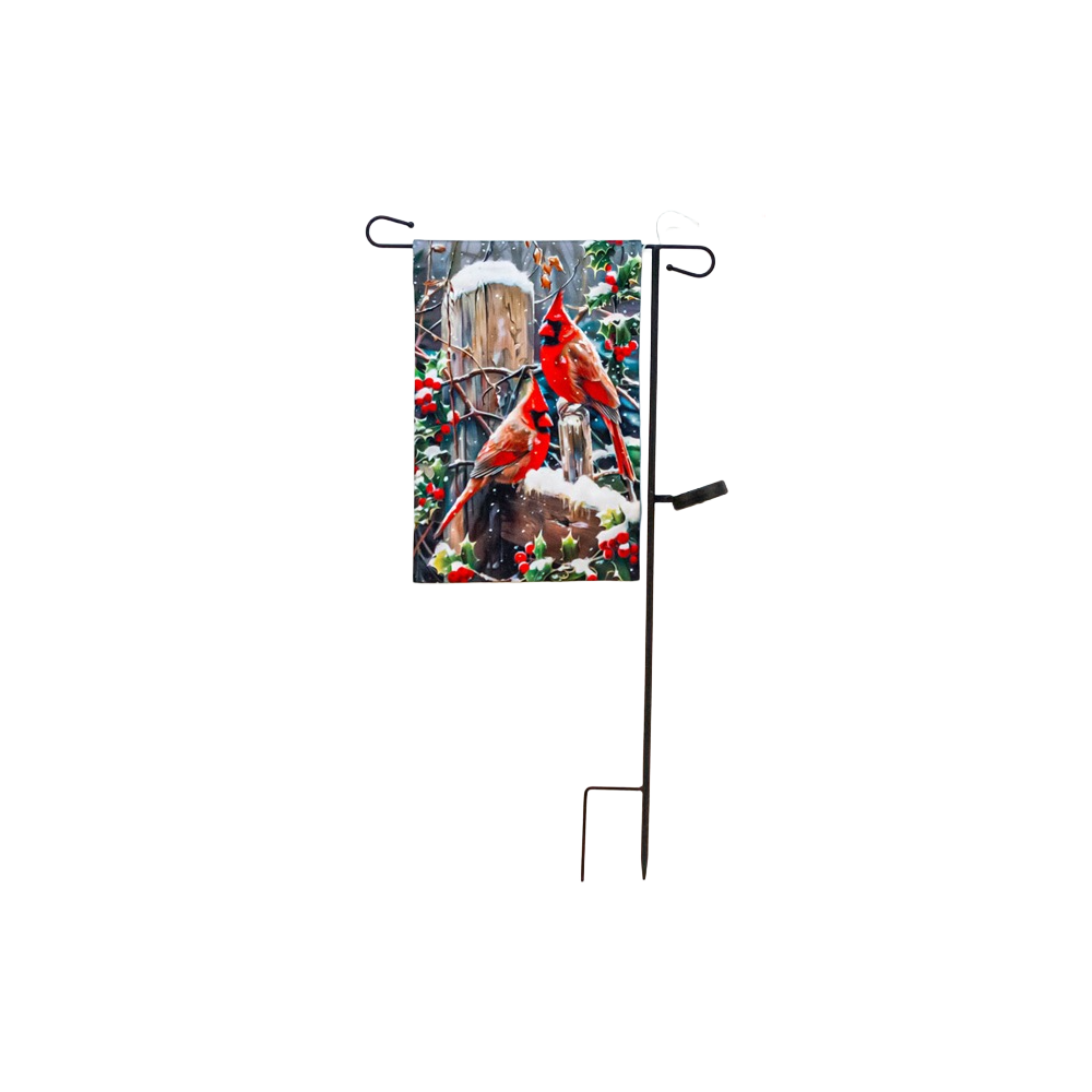 Direct International Christmas Cardinal Flag on Pole