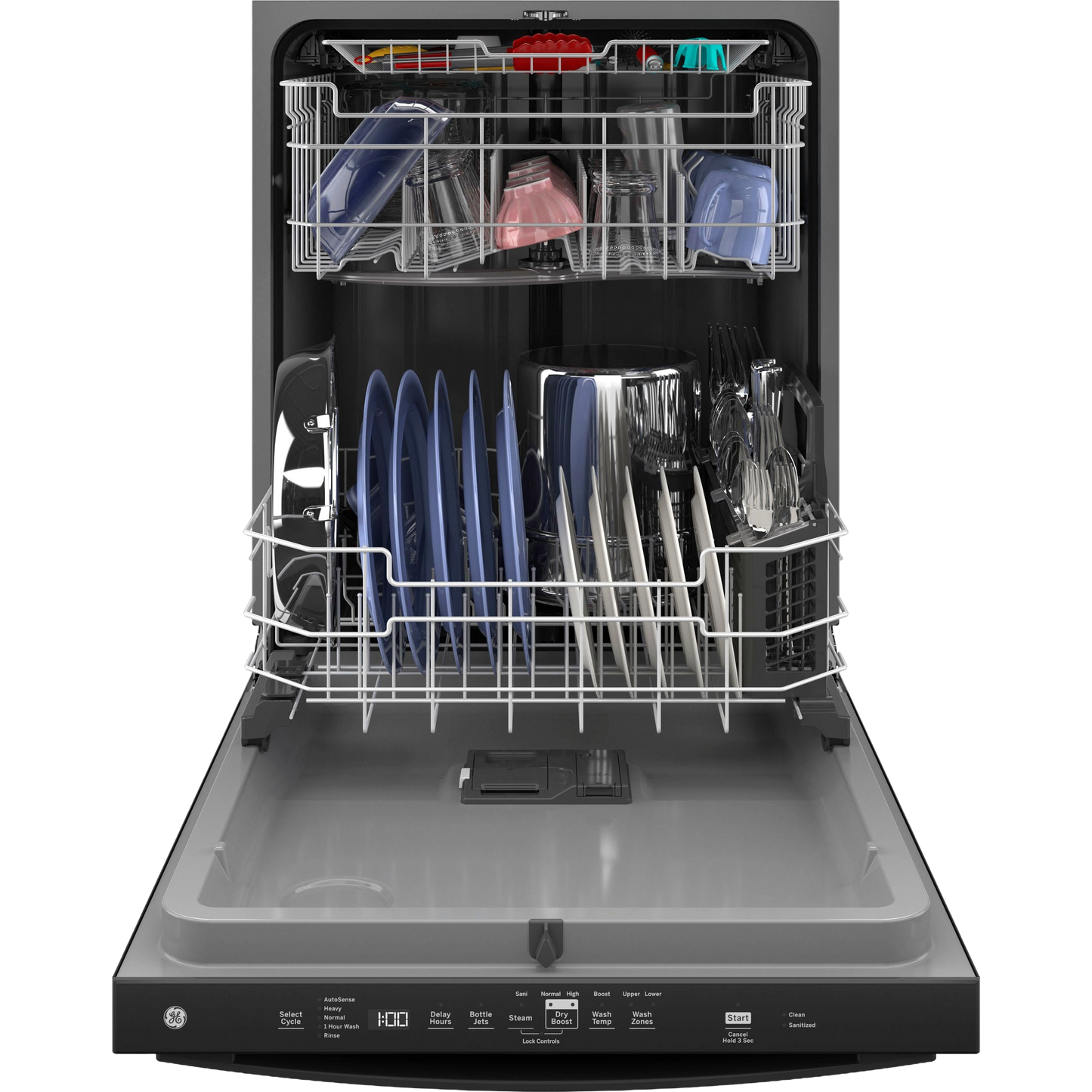GE® ENERGY STAR® Top Control with Plastic Interior Dishwasher with Sanitize Cycle & Dry Boost