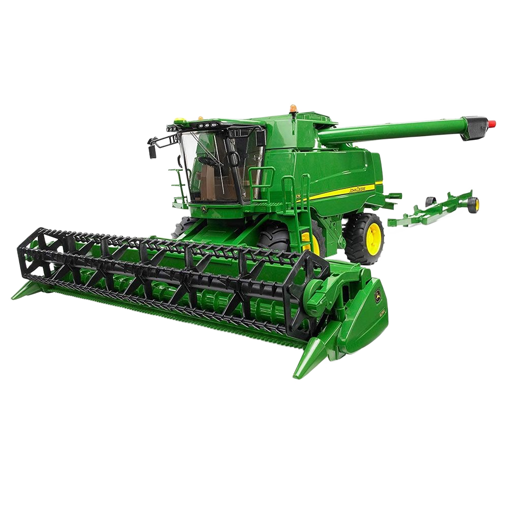 Green toy combine harvester with detailed cutting header for Vehicles & Remote Controlled Toys and Bruder Toys collections