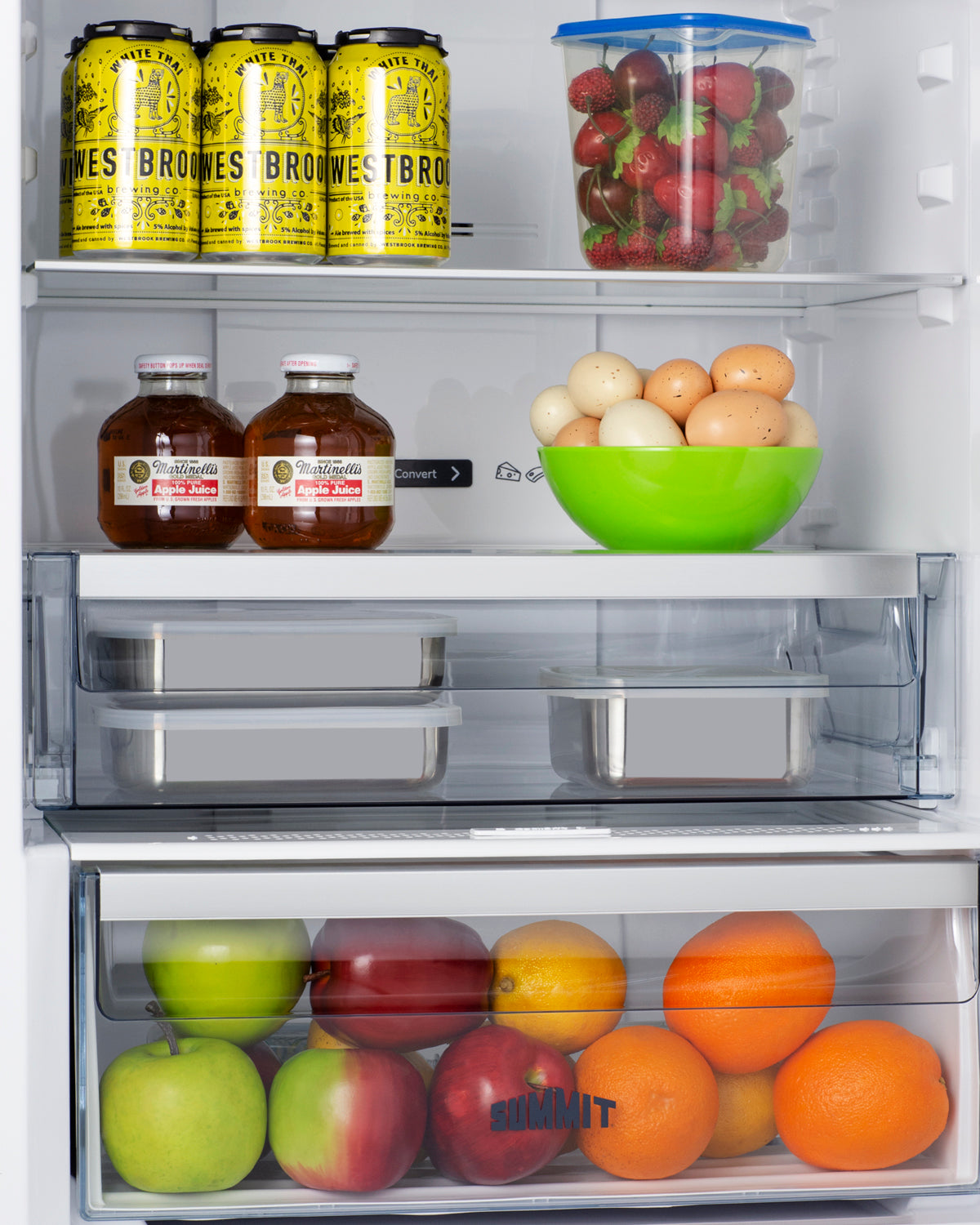 24" Wide Bottom Freezer Refrigerator with Icemaker