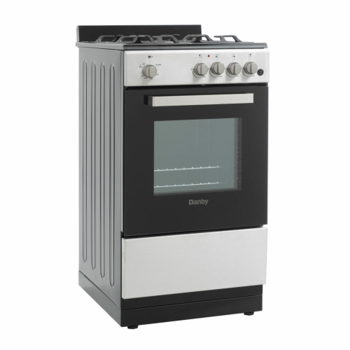 Danby 20″ Wide Gas Range in Stainless Steel