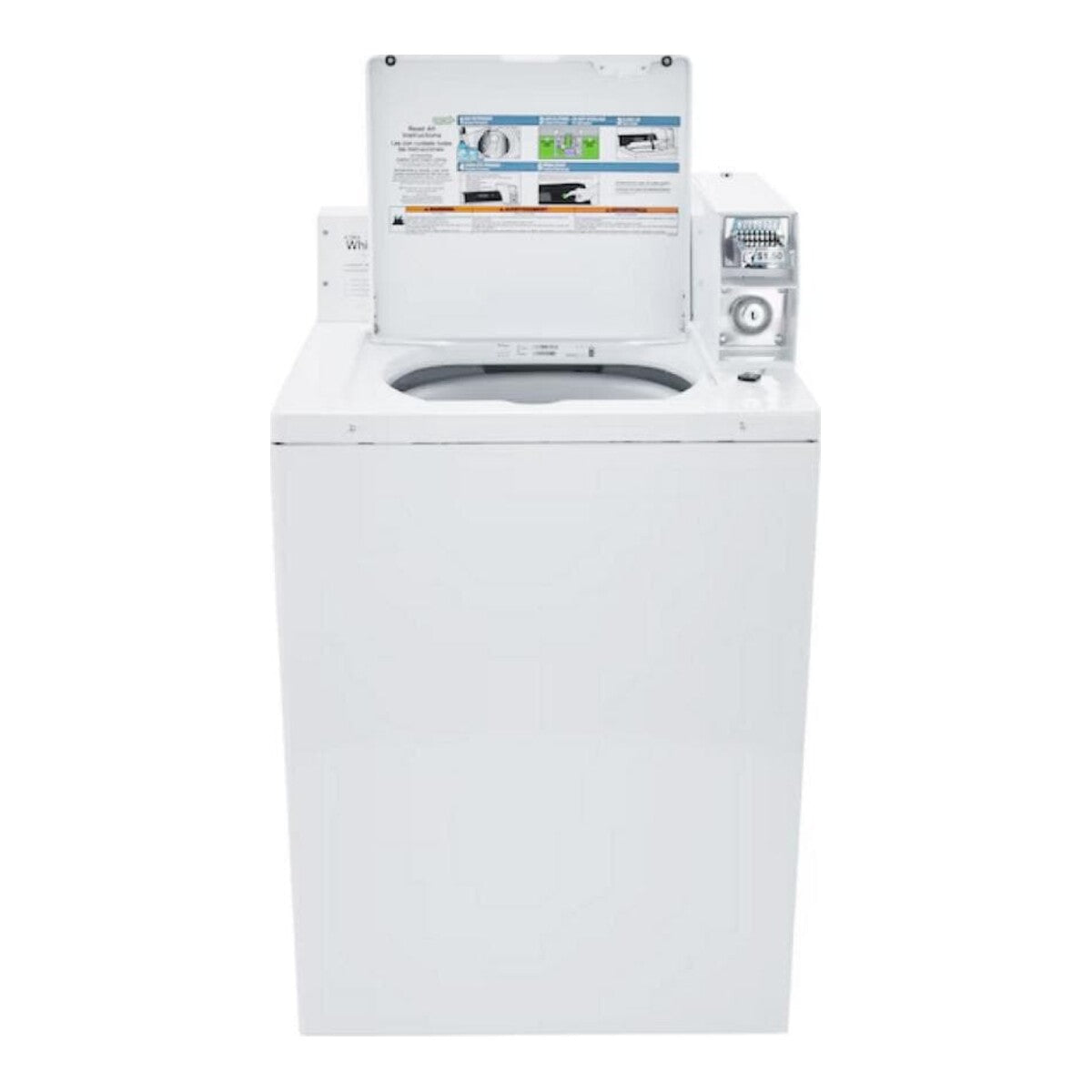 Commercial Top-Load Washer, Coin Slide