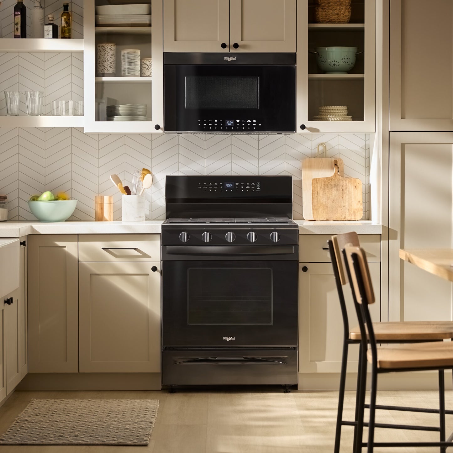 Air Fry Over- the-Range Oven with Flush Built-in Design