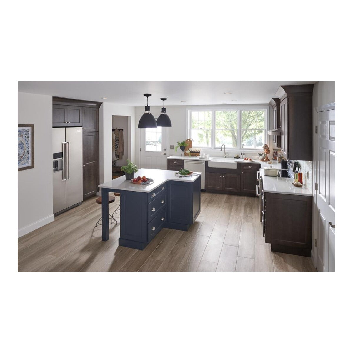 30-Inch 5 Burner Electric Double Oven Convection Range