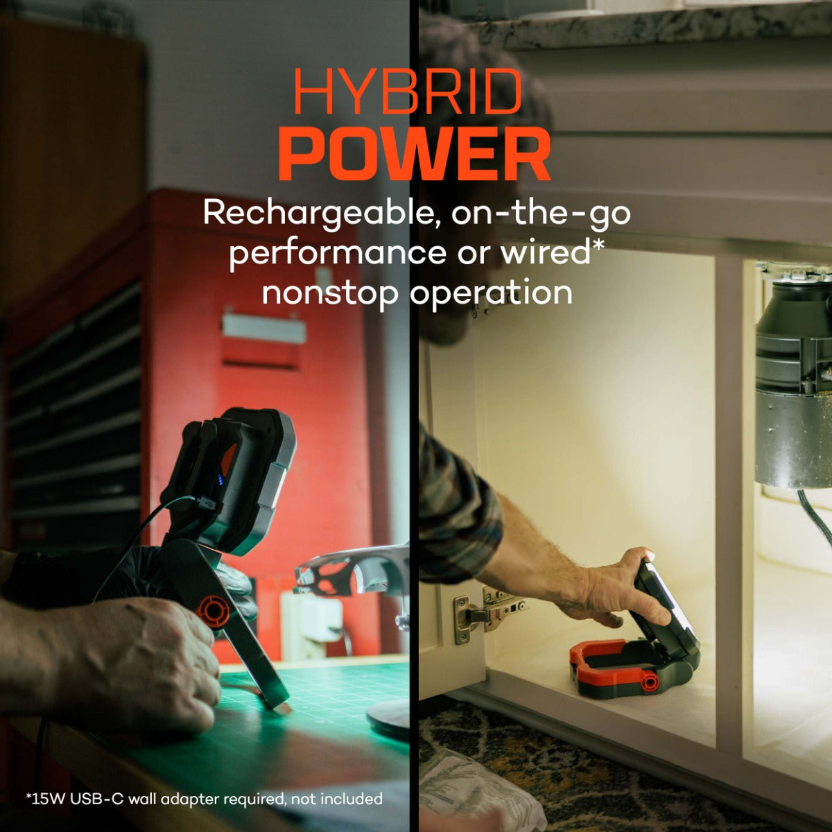 NEBO Omni Axis 2K Work Light & Power Bank