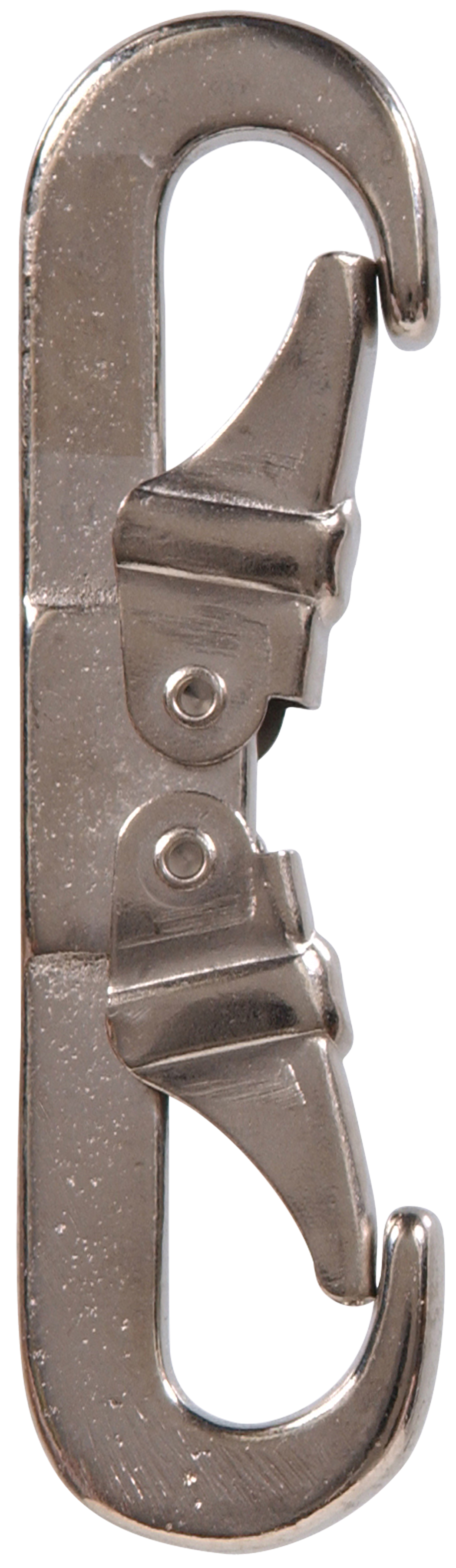 Hardware Essentials Double Ended Cap Snap Hook Nickel (5/16" x 3-7/8")