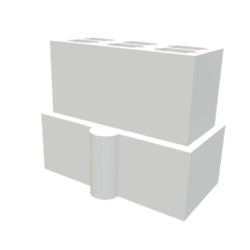 White internal electrical connector assembly with six cavity slots for home improvement wiring tasks
