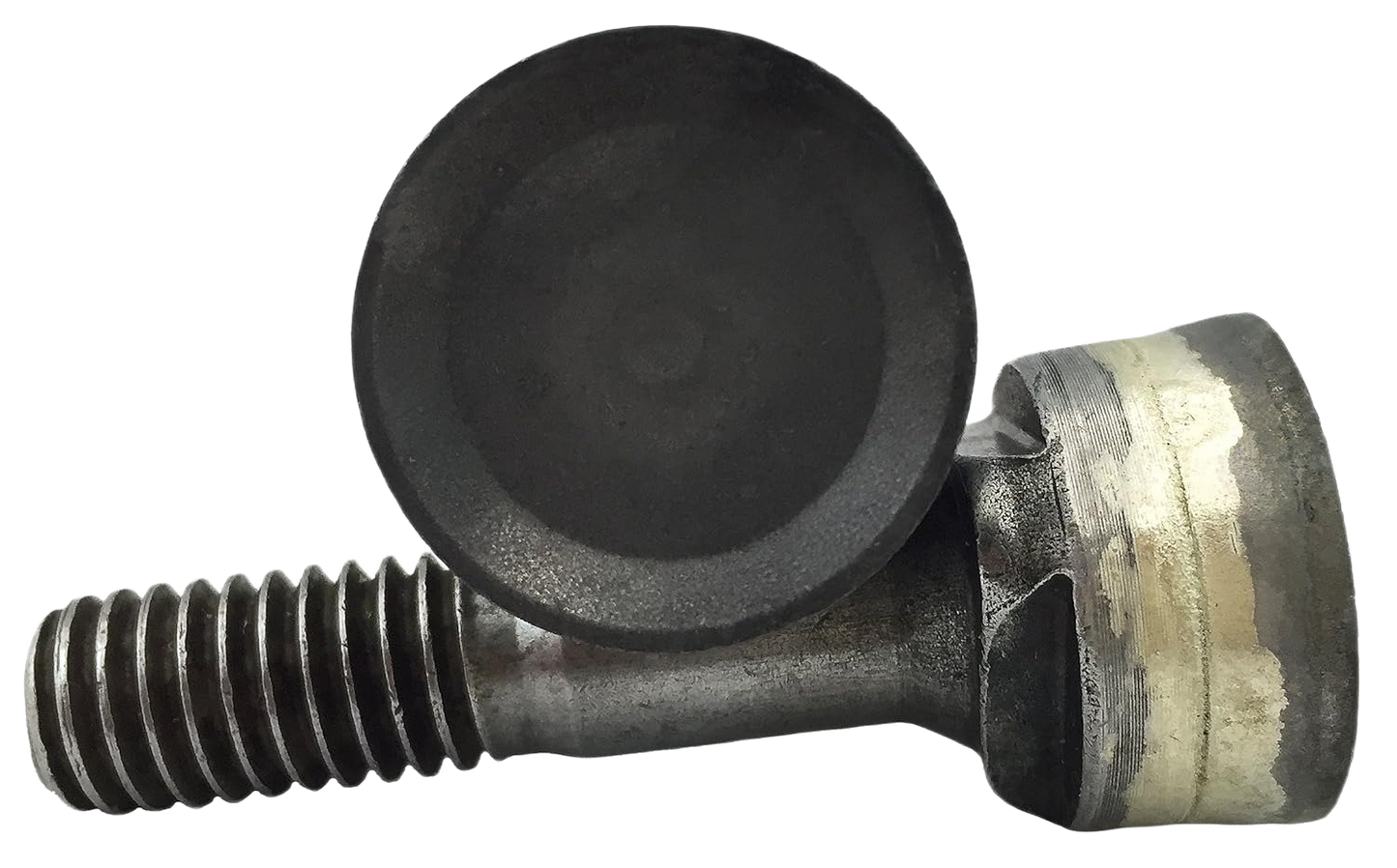 Close-up of a durable metal tooth and bolt assembly for stump grinding, designed for consistent wear resistance in Parts & Lubricants and All Products collections.