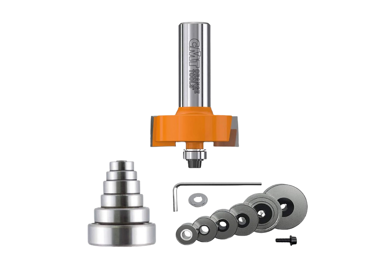 CMT Orange Tools 1-3/8” x 1/2” Rabbeting Se, 1/2" Shank