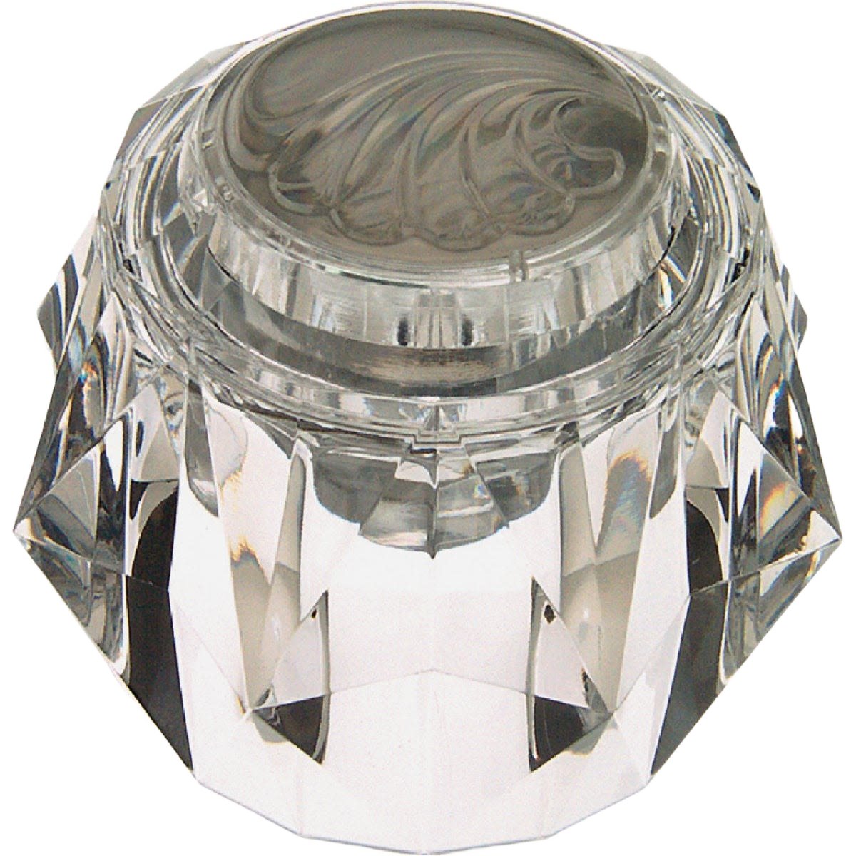 Clear acrylic replacement faucet handle designed for plumbing repair and faucet parts collections under $50