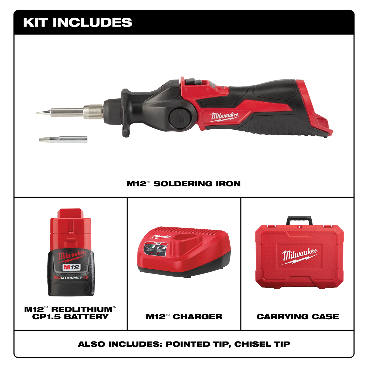 Milwaukee M12™ Soldering Iron Kit
