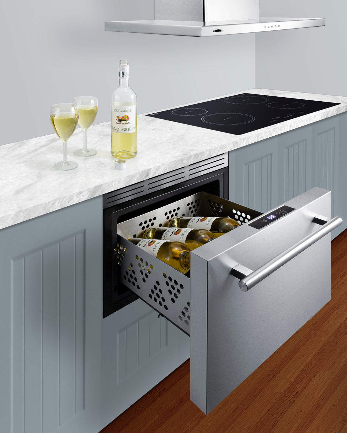 18" Wide Built-In Wine/Beverage Cooler Drawer
