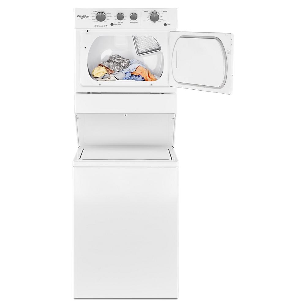 3.5 cu.ft Gas Stacked Laundry Center 9 Wash cycles and AutoDry™