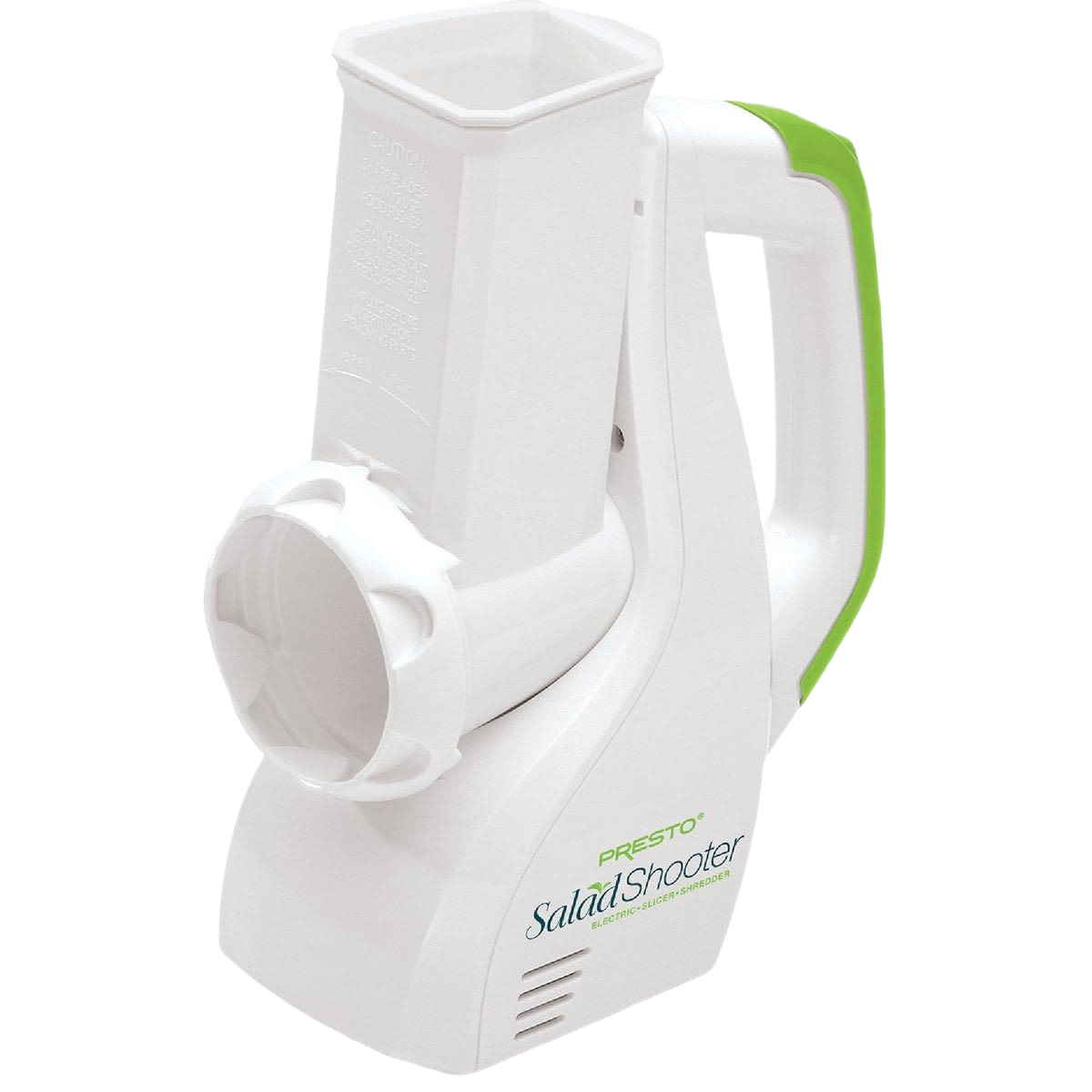 White and green compact electric kitchen gadget for slicing vegetables in small kitchen appliances collections under $100