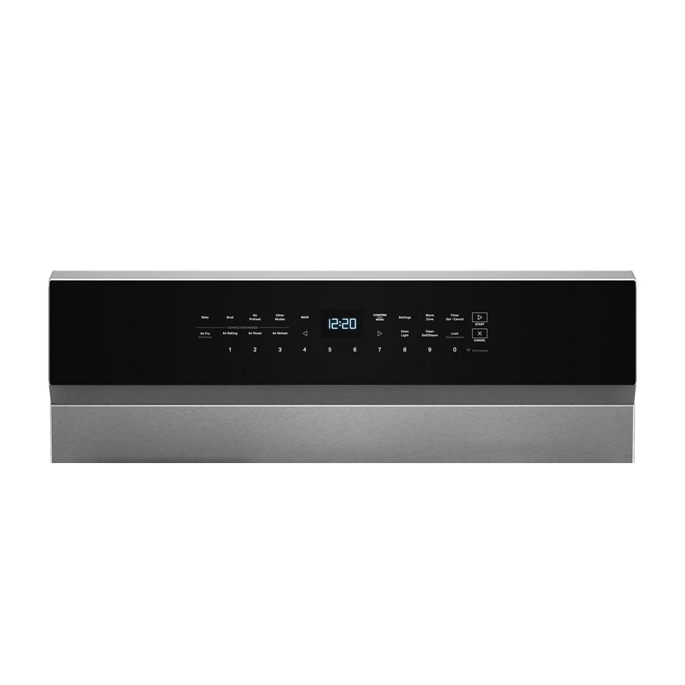 30-inch Smart Gas Range with Air Cooking Technology, No Preheat Air Fry, Steam/Self Clean and High Speed Preheat
