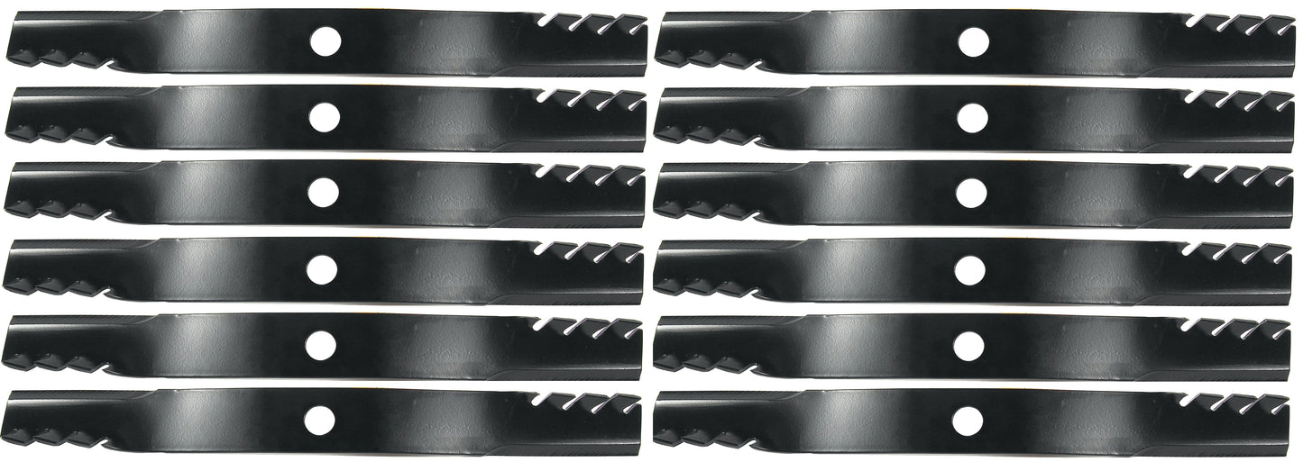 Sunbelt B1PD5147 24-1/2 in. Predator Mower Blades for 72-Inch Decks, Set of 12