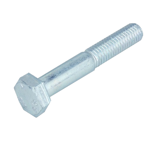 Hexagonal head metal screw with threaded shaft for tools and home improvement applications