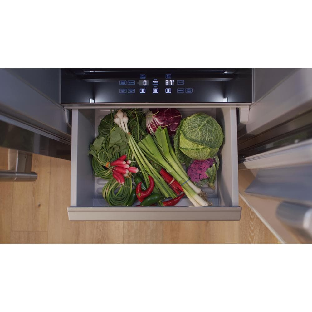 30 Cu. Ft. 48" Built-In Panel-Ready Side-by-Side Refrigerator with Platinum Interior