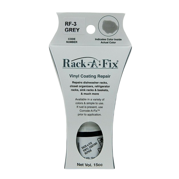 Grey vinyl coating repair kit for dishwasher and closet racks in paint and home improvement collections under $50