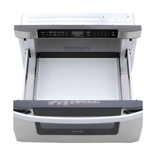 1.2 cubic feet microwave drawer with stainless steel exterior and digital control panel from Microwaves and Kitchen & Kitchenware collection