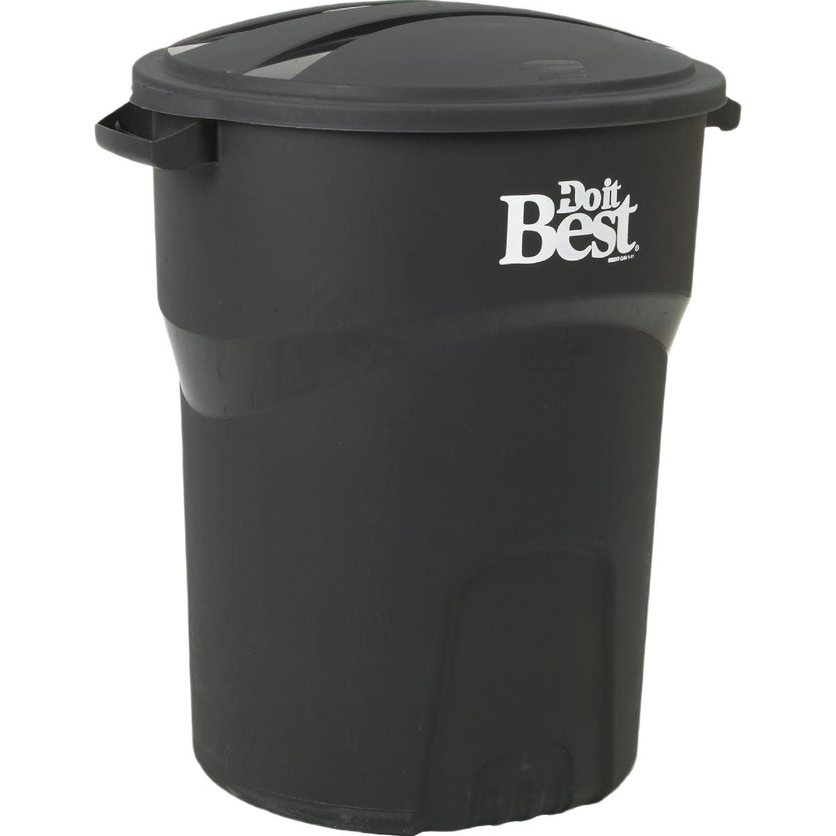Black 32-gallon durable Roughneck trash can with lid and handles for waste baskets and cleaning under $50 collections